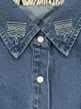 A Little Bootstitch Denim Top