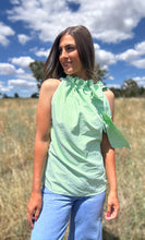 Hailee Stripe Top Green