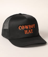 Cowboy Hat Cap Black