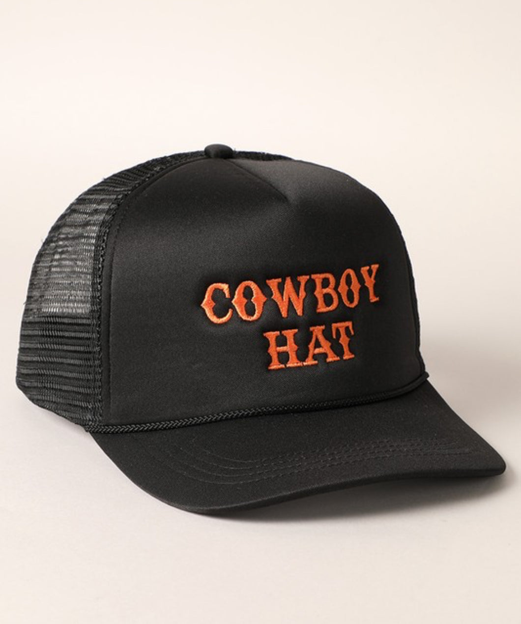 Cowboy Hat Cap Black