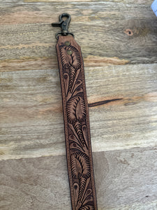 Tooled Leather Strap