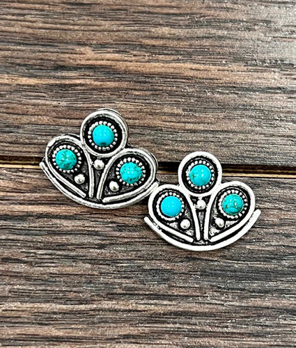 Stud TQ Navajo Earrings