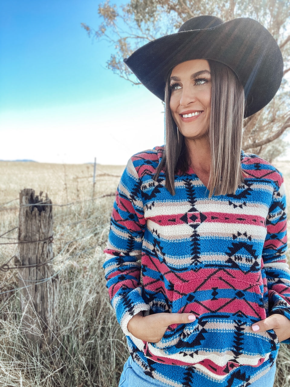 Lurlynn Aztec Sweater – Wild Rose Country