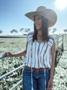 Erin Stripe Top